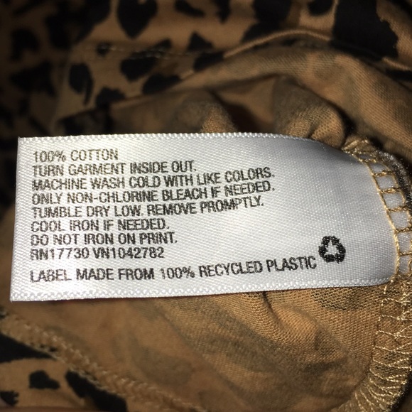 Ava&viv Plus size leopard print short sleeve shirt - Picture 4 of 5